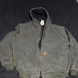 Carhartt Green Bomber Jacket
